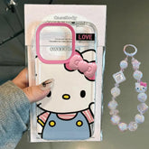 Hello Kitty Big Face Bow Strap Phone Case